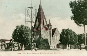 Christ Episcopal Church, Alameda, California, mailed 1908        